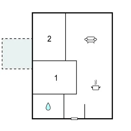 2 Bedroom Beautiful In Casa de Férias *